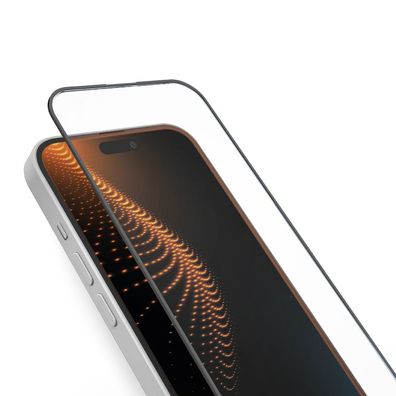 Displayschutzglas SBS D3O für iPhone 16 Pro Full Cover 0,33 mm mit Rahmen