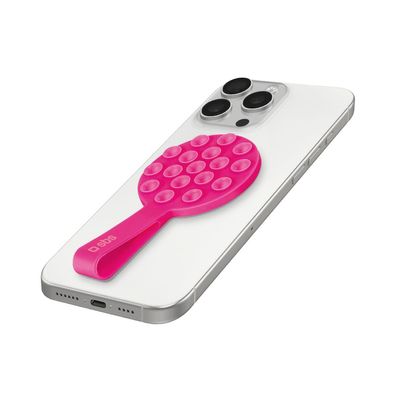 Handyhalterung SBS MAG Grippy MagSafe kompatibel mit Saugnapf und Öse Pink