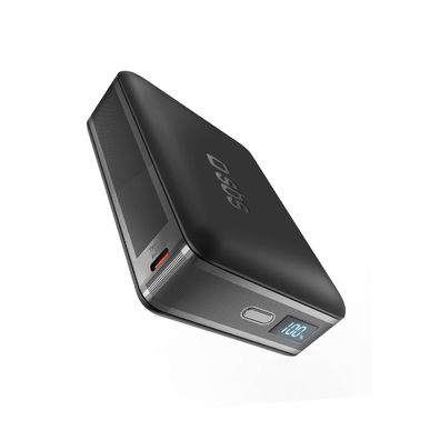 Powerbank SBS HD 10000 mAh 30 W USB-C Power Delivery mit LCD-Display schwarz