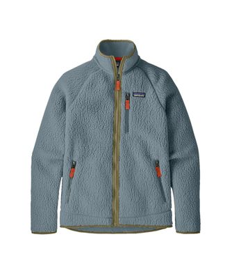 Patagonia Jacke Teddy Fleece Retro Pile blue sage - Größe: S