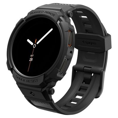 Uhrenarmband Spigen Rugged Armor Pro Galaxy Watch 8 44 mm TPU Mattschwarz