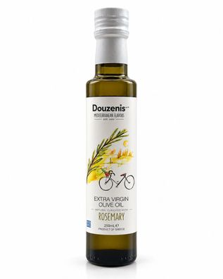 Douzenis Olivenöl Extra Vergine mit Rosmaringeschmack 1x 250ml Olivenöl Extra Nativ