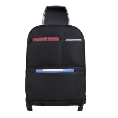 Auto Organizer Hurtel Rückenlehnenschutz PU-Leder schwarz wasserdicht