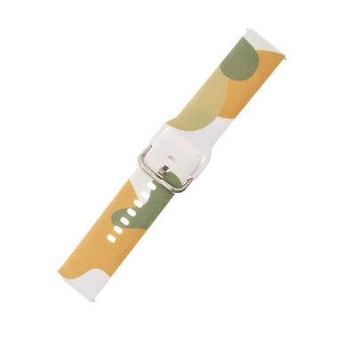 Uhrenarmband Hurtel Strap Moro für Samsung Galaxy Watch 40-44 mm Silikon Camouflage