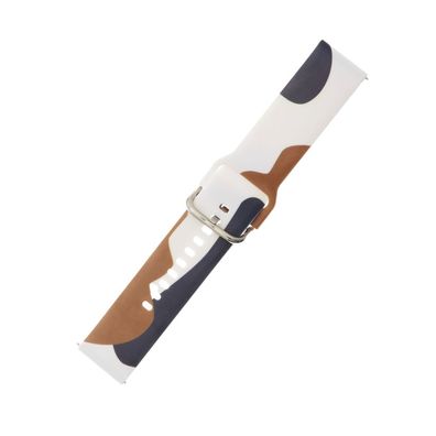 Uhrenarmband Hurtel Strap Moro für Samsung Galaxy Watch 45/46/47 mm Silikon Camo