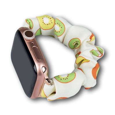 Stoffarmband für Apple Watch 42/44/45 mm Hurtel Textil elastisch Kiwi-Muster
