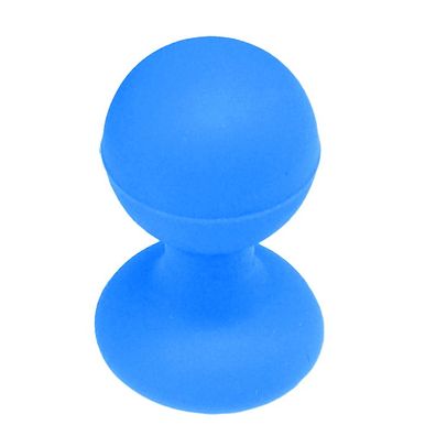 Handyhalterung Hurtel Rundkopf blau, Höhe 4,5 cm, Standfuß 3 cm