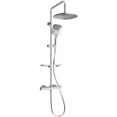 Mexen KT17 Duschset mit Thermostat, Chrom Finish