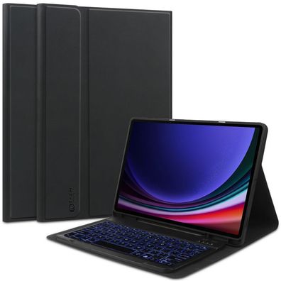 Tastaturhülle Tech-Protect SC Pen für Galaxy Tab S9 FE+ 12,4 Zoll Bluetooth schwarz