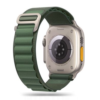 Armband Tech-Protect Nylon Pro für Apple Watch 42/44/45/49 mm, Nylon, Dunkelgrün