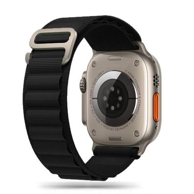 Armband Tech-Protect Nylon Pro für Apple Watch 4-9/SE/Ultra 42-49 mm Schwarz