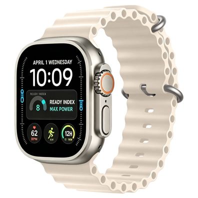 Armband Tech-Protect IconBand Pro fuer Apple Watch 42/44/45/49 mm, TPU, Beige