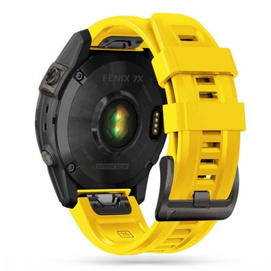Armband Tech-Protect IconBand für Garmin Fenix 5/6/6 Pro/7 - TPU, QuickFit, Gelb