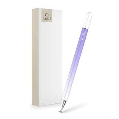Eingabestift Tech-Protect Ombre Stylus für Tablet, Scheibenspitze, Lila