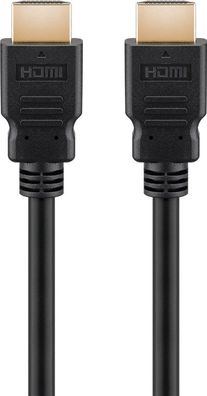 goobay Ultra High-Speed HDMI Kabel mit Ethernet, zertifiziert 8K 60 Hz schwarz 2 m (1