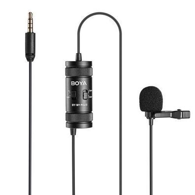 Lavalier-Mikrofon für Smartphone & Kamera TRRS 3,5mm 6m