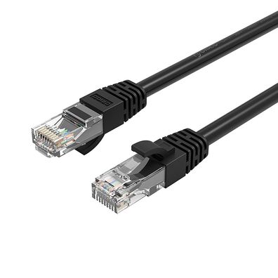 Netzwerkkabel Orico PUG-C6 CAT6 RJ45 1000 Mbit/s rund 5 m schwarz