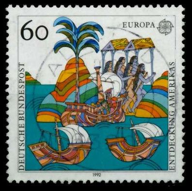 BRD BUND 1992 Nr 1608 zentrisch gestempelt X82E366