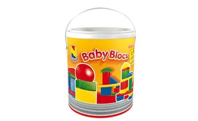 30 große bunte Holzbausteine Baby-Blocs Bausteine, Bauklötze Holz Nemmer 10180 NEU