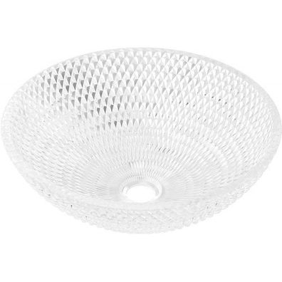 Mexen Olza Glas-Waschbecken 42x42cm Transparent