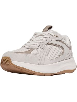 FitFlop Damen Sneakers F-Mode Flow Suede/Mesh/Leather Flatform IV7