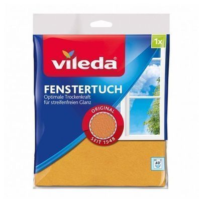 Vileda Fenstertuch für streifenfreien Glanz Staubtuch Microfaser Set