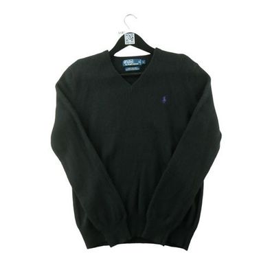 Polo Ralph Lauren Herrenpullover Col V 100% Laine Größe L #QWE3385