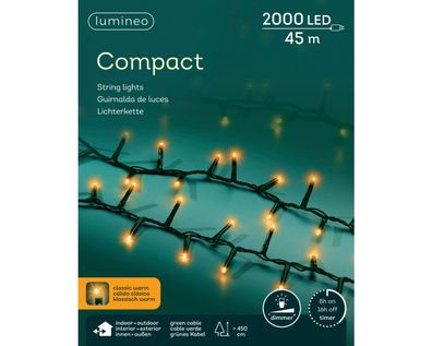 LED Compact Beleuchtung Outdoor L.4500cm 2000L grün/klassisch warm