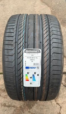 1x Sommerreifen 315/30 ZR21 105Y XL Continental ContiSportContact 5P ND0 DOT23 NEU