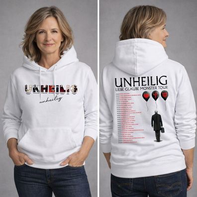 Unheilig Shirt Liebe Glaube Monster Tour 2026 Tourdaten Weihnachtsgeschenk für Fans