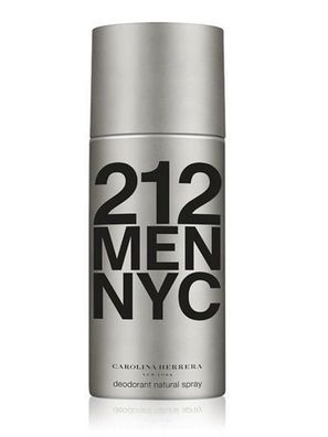 Carolina Herrera 212 Men NYC Deodorant Spray fuer Herren, 150 ml