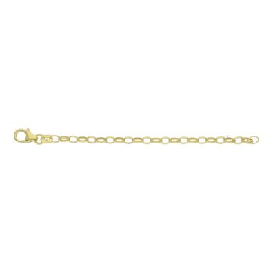 Verlängerungskette Silber 925 goldplattiert Länge 8 cm JuwelmaLux JL48-09-0178