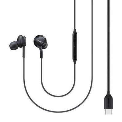 AKG Kabelgebundene In-Ear-Kopfhörer, USB-C-Anschluss, Schwarz