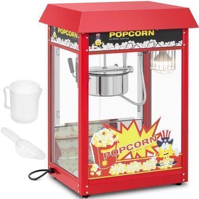 Retro-Popcornmaschine 1500 W 5 kg/h - rot