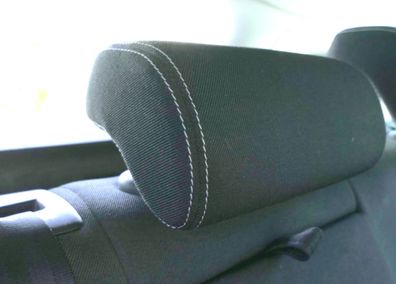 Skoda Octavia 1Z Sitz hinten in der Mitte Kopfstütze Kopfstützen onyx Sport