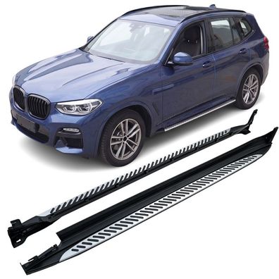 Alu Trittbretter OE Style Flankenschutz für BMW X3 G01 X4 G02 2017-2025