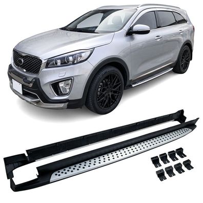 Alu Trittbretter Flankenschutz OE Style passend für Kia Sorento III UM 2015-2020