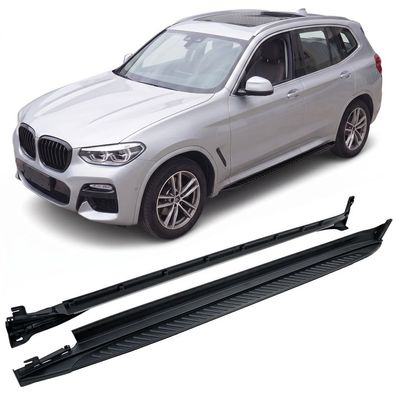 Alu Trittbretter OE Style Black Edition passt für BMW X4 G02 2017-2025