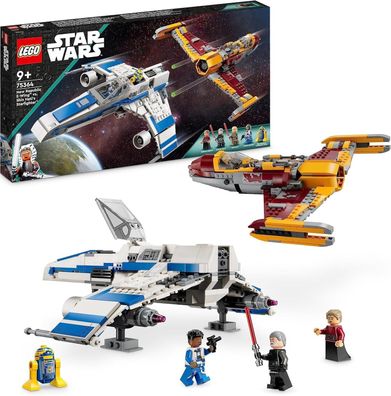 LEGO 75364 Star Wars New Republic E-Wing vs. Shin Hatis Starfighter, Set
