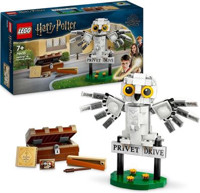 LEGO Harry Potter Hedwig im Ligusterweg 4 Set mit Spielzeug-Eule Kinder 76425