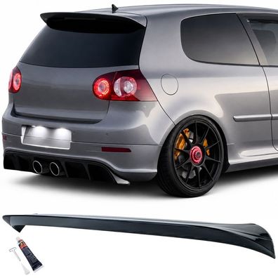 Sport Heckspoiler Schwarz Glanz passt für VW Golf 5 2003-2008