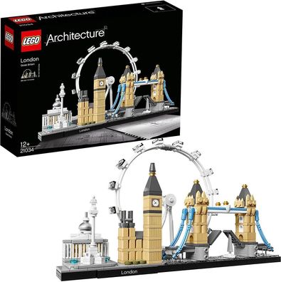 LEGO 21034 Architecture London Skyline-Modellbausatz, Bauset mit London Eye