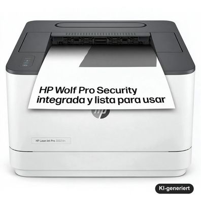 HP LaserJet Pro 3002dn Schwarzweiß-Laserdrucker A4 – Duplex, 33 Seiten/Min., USB