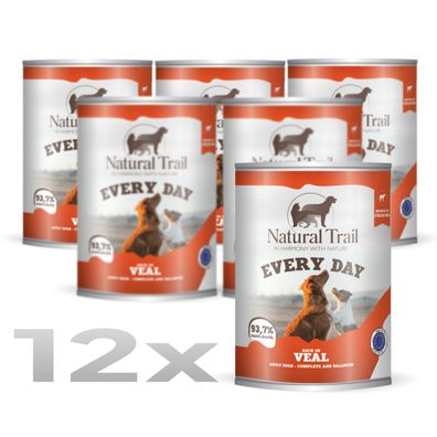 12 * Natural TRAIL EVERY DAY Hund 800 g Kalbfleisch