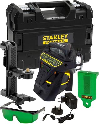 Stanley FATMAX 360° Kreuzlinienlaser mit grünem Laser und hoher Präzision