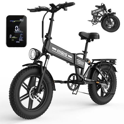 E-Bike OOK-TEK E20 mit Faltfunktion und Vorder- und Hinterradfederung