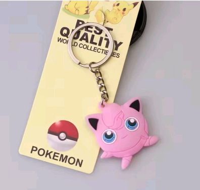 Pummeluff Jigglypuff Key Chain Schlüssel Anhänger Merchandise Anime Manga