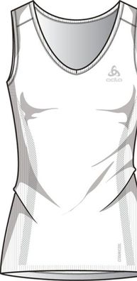 Odlo Damen Tanktop Bl Top V-Neck Singlet Performance X-Light Eco 188471