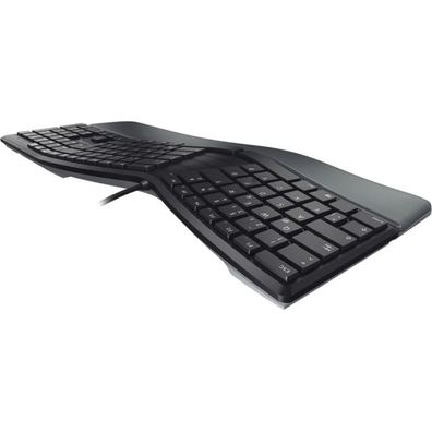 Cherry KC 4500 Ergonomische Tastatur QWERTY mit Handballenauflage und USB Anschluss