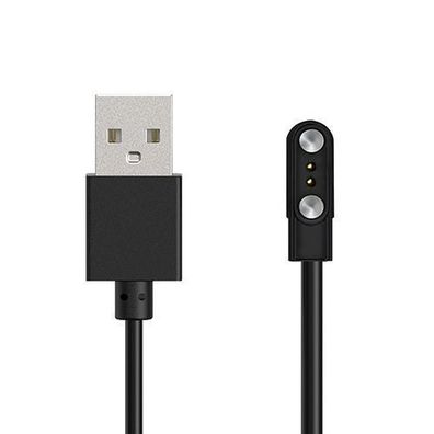 Magnetisches 2-Pin-Ladegerät (2,8 mm) für 60 cm Smartwatches - Schwarz